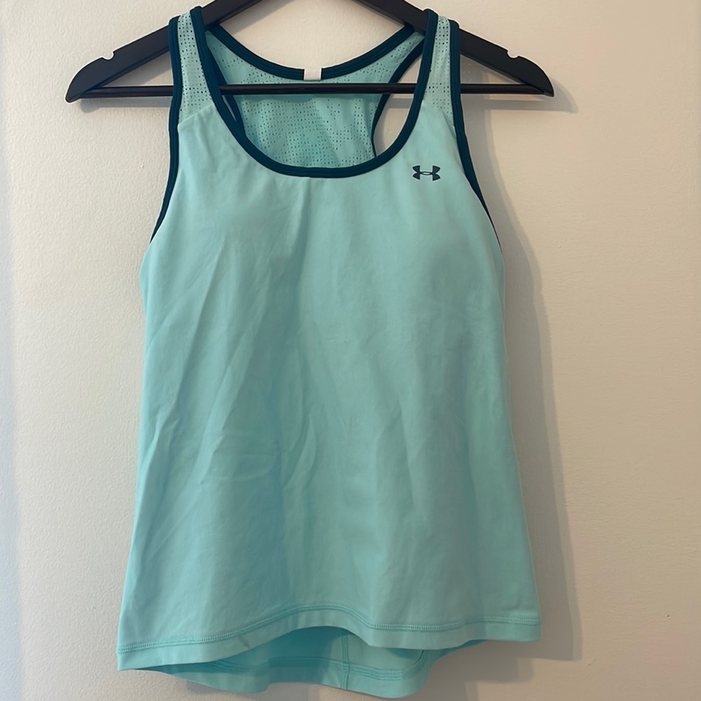 Under Armor Fitted Racer Back Workout tank top